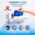 🔒 Soporte Impermeable BLUETOOTH 🚿Tu celular 📱Seguro y Visible