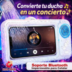 🔒 Soporte Impermeable BLUETOOTH 🚿Tu celular 📱Seguro y Visible