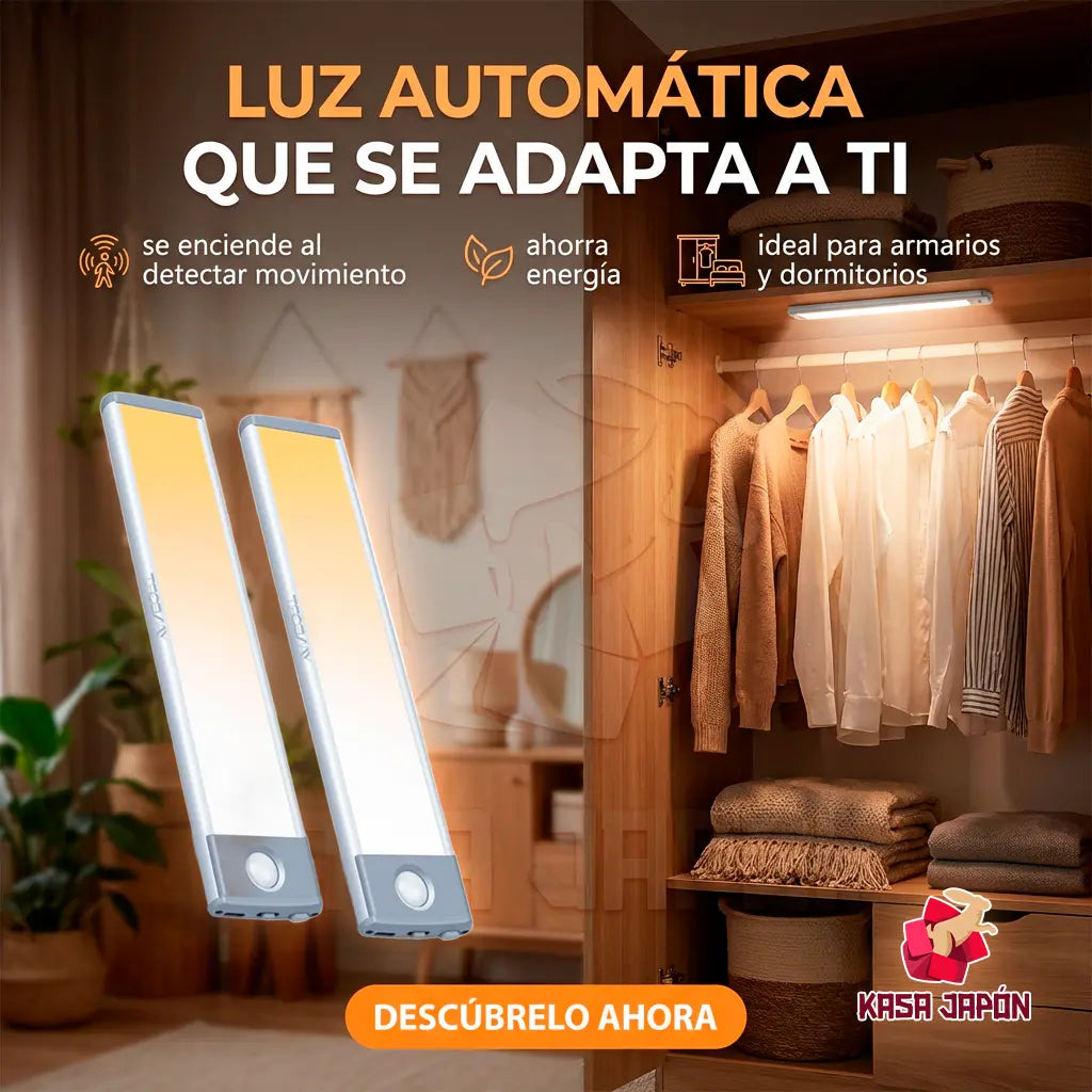 💡✨Lampara Led🔋 con💡 Sensor de Movimiento🚶‍♂️ Imagen principal del producto