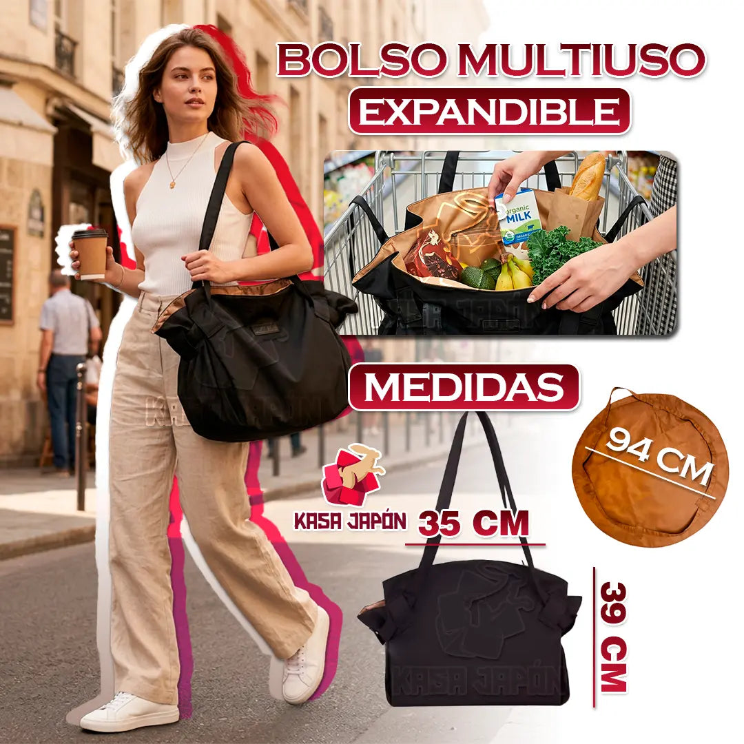 Bolso Multiuso Expandible 👜✨PREMIUM✨ Imagen principal del producto