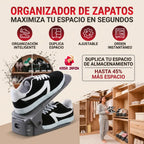 Organizador Con Forma de V Ajustable para Zapatos👟 Orden Inteligente🧺 y Máxima Comodidad✨