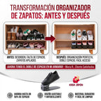 Organizador Con Forma de V Ajustable para Zapatos👟 Orden Inteligente🧺 y Máxima Comodidad✨
