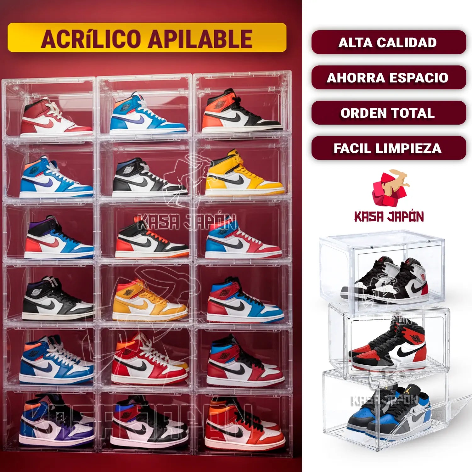 Organizador Acrilico INDIVIDUAL📦 Resistente💪Transparente