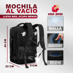 Mochila al Vacío🎒 Más Espacio✨ y Comodidad en Cada Viaje🌍